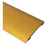 Self Adhesive Stickdown Carpet Metal Cover Strips Door Bar Thresholds (2700mm, Brass)