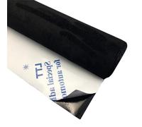 Self-Adhesive Suede Look Car Interior Wrap - High Elastic Automotive Film for Furniture, Sofas (Black, 50 x 149 cm)