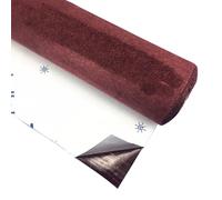 Self-Adhesive Suede Look Car Interior Wrap - High Elastic Automotive Film for Furniture, Sofas (Burgundy, 50 x 149 cm)
