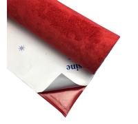 Self-adhesive Suede Look Car Wrap Upholstery - High Elastic Automotive Film, Suitable for Furniture, Sofas & Car Interiors (Red, 20 x 30 cm)