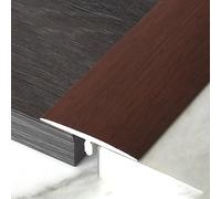 Self-Adhesive T-Molding Transition Strip - Light Walnut PVC Floor Threshold Seam Cover Cuttable Laminate Gap Filler (0.9M) for DIY Home Flooring & Renovation Projects