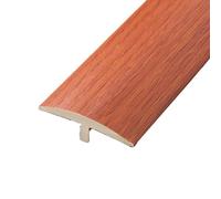 Self-Adhesive T Molding Transition Strip PVC Floor Transition Strip Divider Strip, for Joining Floor Gaps, for Uneven Floors, No Leaks, No Dust Accumulation(Rosewood)