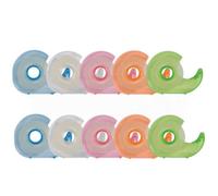 Self-Adhesive Tape With Dispenser Q-Connect 19mm 33M Assorted Colours/small Office Accessories/type-Office/kind-Cristal/material-P