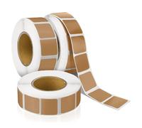 Self Adhesive Target Stickers - 3 Rolls/3000 Pieces Square Target Stickers | Paper Targets for Weapons, Practice, Competition and Self-Defense Training