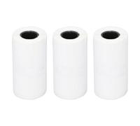 Self Adhesive Thermal Paper Rolls Clear Printing Easy Peeling White Thermal Receipt Paper for Home Small Business 3 Rolls 50mm (L1S-50 * 20)