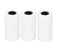 Self Adhesive Thermal Paper Rolls Clear Printing Easy Peeling White Thermal Receipt Paper for Home Small Business 3 Rolls 50mm (L1S-50 * 15)