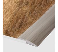 Self-Adhesive Threshold Strip for Doorways | Wood to Tile Gap Cover | Easy Install Floor Reducer for Uneven Surfaces | Versatile Edge Profile | Enhance Home Décor