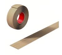 Self Adhesive Threshold Strip PVC Doorway Edge Trim Laminate Floor Cover Strips, Flat Divider Strip for Joining Gaps - 4cm/1.5", 5cm/2", 7.6cm/3"(Light Oak,40mm)