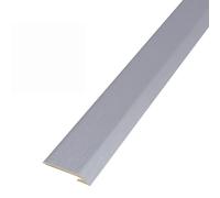 Self Adhesive Threshold Strip, PVC Floor Transition Edging Trim for Laminate/Tile/Vinyl, Doorway Seam Cover Bar to Bridge The Height Gap/Grey