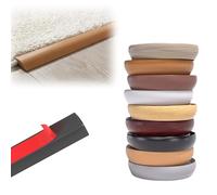 Self Adhesive Threshold Strips for Doorways, Vinyl Floor Transition Strips, 100cm 200cm 300cm Carpet Edging Trim, Threshold Ramp for Doorways, for Uneven Surfaces(Maple Grain,5mm x 3m/10ft)