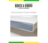 Self-Adhesive Ticket Holders - (Choose Size & Quantity) - EPOS Data Strips/Shelf Edge Label Holders for Retail Displays, Pricing, Barcodes & Merchandising (39 x 200mm, 10, Count)
