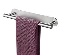 Self-Adhesive Towel Rail 55cm - Stainless Steel Wall-Mounted Towel Bar for Bathroom & Kitchen, No Drill Installation, Space-Saving Design, Easy to Install, Durable & Stylish
