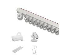 Self Adhesive Track Ceiling Wall Mount Silent Rail Set for Room Dividers & Window s No Drill Easy Install 40 400cm (300cm 9.8FT)