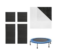 Self-Adhesive Trampoline Patch Repair Kit - 2 Square + 2 Rectangular Patches - Trampoline Accessories for Repairing Tears or Holes in Trampoline Mats