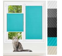 Self-Adhesive Venetian Blinds 45x220 cm - Easy Fit Hang for Doors & Windows Blue Stylish & Convenient Home Decor Solution