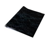 Self Adhesive Vinyl Wrap Film for Kitchen Worktops dc fix Marble Black (67.5CM, 3M)