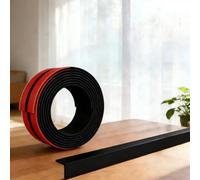 Self Adhesive Wall Corner Guard Edge Protector, Inside & Outside Corner Trim, Peel and Stick Wall Molding Trim, Flexible Corner Angle Trim for Windows, Tables, Ceiling, Worktop (Black, 20mmx6m)