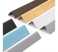 Self-Adhesive Wall Corner Protector, Decorative PVC Angle Trim Molding for Wall Edges Furniture, Plastic Corner Guards to Hide Scuffs, Waterproof Wall Edging Strip(Glossy White,3m/118.1in)