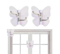 Self Adhesive Wall Hooks,Four Pieces Shaped Rotary Hanger Storage System,Damage Free Wall Hooks|Suitable for Use in Shower, Dormitory, Apartment, Bedroom, Kitchen and Entrance Hall