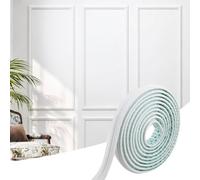 Self-Adhesive Wall Moulding Trim 6m x 3.8cm - Flexible EVA Panelling Kit