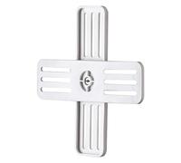 Self Adhesive Wall Mount Strip - Adhesive No-Punch Socket Holder | 360° Rotating Power Strip Mount | Plug & Outlet Sticker Bracket | Use For Wall, Desk, Office, Kitchen, Student Dorm & Space-Saving Or