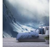 Self-Adhesive Wall Paper Murals Mountain Landscape 500(W)X350(H)Cm 3D Effect Including Paste Living Room Office Bedroom Children'S Room Dining Room Corridor Wall Poster Wall Art Decorative Wal-4616179