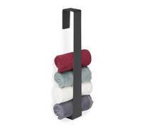Self-adhesive Wall Rack Guest Bathroom Towel Storage Organiser No-Drilling Rail