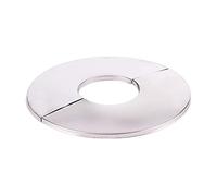 Self-Adhesive Wall Split Flange Escutcheon Plate Shower Faucet Decorative Chrome Finish Stainless Steel