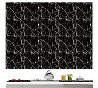 Self Adhesive Wall Tiles | 10 Pieces of Adhesive Tiles for Kitchen - Heat Resistant Waterproof 58 x 30 cm for Countertops Shower Bathroom Surfaces