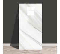 Self-Adhesive Wall Tiles, Glossy Marble Finish, Moisture-Proof & Oil Proof, Ideal for Bedroom & Interior Decoration, Home Decor, Fireplace Surround