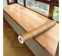 Self Adhesive Wallpaper,3m Waterproof Wallpaper for Kitchens self Adhesive Removable Waistline Wall Sticker Waterproof Baseboard PVC Decorative Border(Hawthorn Wood,60cm*3m)