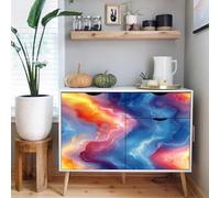 self-Adhesive Wallpaper 44wX1000Lcm Cartoon Art Fish self Adhesive Wallpaper Borders Add a Touch of Elegance to Your Home Office or Bedroom with a self-Adhesive Solution Z261446