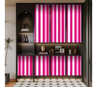 self-Adhesive Wallpaper 44wX100Lcm Colorful Art Stripes self Adhesive Wallpaper Ideal for Flat, Smooth Surfaces, Perfect for Creating a Cozy Atmosphere in bedrooms or Living Rooms Z260157