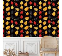 self-Adhesive Wallpaper 44wX100Lcm Colorful Geometric Patterns Striped Wallpaper Easy to Install on Smooth Walls, Perfect for renters or Those Seeking a Temporary Update Z261870