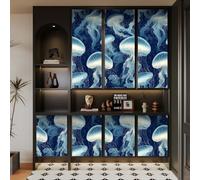 self-Adhesive Wallpaper 44wX100Lcm Green Leaves self Adhesive Wallpaper Ideal for Flat, Smooth Surfaces, Perfect for Creating a Cozy Atmosphere in bedrooms or Living Rooms Z260815