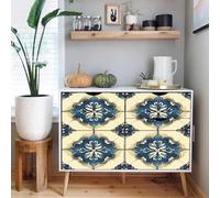 self- Adhesive Wallpaper 44wX100Lcm Retro Flower Vines Stick and Peel Wallpaper Ideal for Flat, Smooth Surfaces, Perfect for Creating a Cozy Atmosphere in bedrooms or Living Rooms Z260730