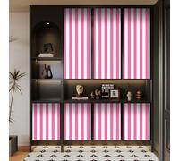 self-Adhesive Wallpaper 44wX500Lcm Colorful Art Stripes Thick Wallpaper Create a Stylish, Modern Look with a Adhesive Covering for Your Bedroom or Office Z260155