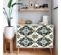 self-Adhesive Wallpaper 44wX500Lcm Colorful Square Wood Block Texture Thick Wallpaper Create a Stylish, Modern Look with a Adhesive Covering for Your Bedroom or Office Z260695