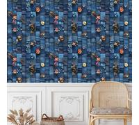 self-Adhesive Wallpaper 44wX500Lcm Golden Leaf Vine Thick Wallpaper Create a Stylish, Modern Look with a Adhesive Covering for Your Bedroom or Office Z260061