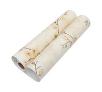 Self Adhesive Wallpaper Art Wall Decor Sticker Waterproof Flower Pattern | Non-woven Fabric, Paint-free Decorating, Colourful Vintage Green Design, Suitable for Glass, Wood Walls, Nurseries