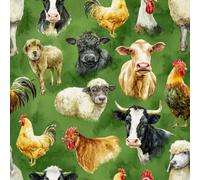 Self Adhesive Wallpaper Farm Animal Removable No Residue Wall Mural | Renter Friendly Peel & Stick Wall paper 44x200cm Rooster Highland Cow Non-Woven Contact Paper for Temporary Home Office J560
