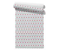 Self Adhesive Wallpaper Modern Christmas Thick Kitchen Blue 45x1200cm