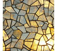 Self Adhesive Wallpaper Modern Style Wall Stick Paper Matte Thick Removable Gold Sequin Bricks Peel and Stick Contact Paper for Bedroom Living Room Kids Room Furniture Decor 45x300CM