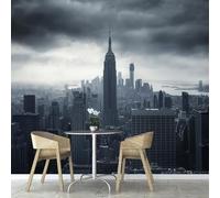 Self Adhesive Wallpaper Mural New York Photo Wallpaper Urban Architecture 3D Effect Poster Mural for Living Room Bedroom Wall Home Decoration 200x140 cm B-5352