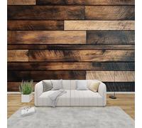 Self Adhesive Wallpaper Mural Vintage Wooden Photo Wallpaper Country Style 3D Effect Poster Mural for Living Room Bedroom Wall Home Decoration 300x210 cm B-2974