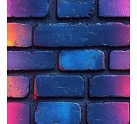 Self Adhesive Wallpaper Purple Bricks Creative Vinyl Wrap Contact Paper Waterproof & Stain-Resistant with Wet Wipe Cleaning for Cabinet Countertops Pantries Bathroom Walls Wallpaper 30 cm x 2 m
