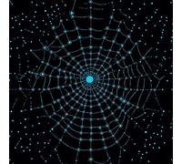 Self Adhesive Wallpaper Spider Web Contact Paper 44x1000 cm Peel and Stick Wallpaper Dreamy Starry Sky Stick on Wallpaper Removable Non-Woven Canvas for Living Room Bedroom Kitchen Wall Cabinets Decor