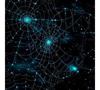 Self Adhesive Wallpaper Spider Web Contact Paper 44x600 cm Peel and Stick Wallpaper Dreamy Starry Sky Stick on Wallpaper Removable Non-Woven Canvas for Living Room Bedroom Kitchen Wall Cabinets Decor