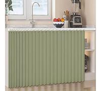 Self Adhesive Wardrobe Sliding with Track No Drill Kitchen Divider Opaque Room Partit for Bathroom Bedroom Living Room A3 Size 120x70cm