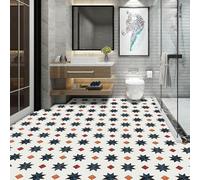 Self Adhesive Waterproof Floor Stickers, 60cm * 1m PVC Floor Stylish Waterproof Floor Stickers for Bathroom, Kitchen, and Living Room (Style 7)